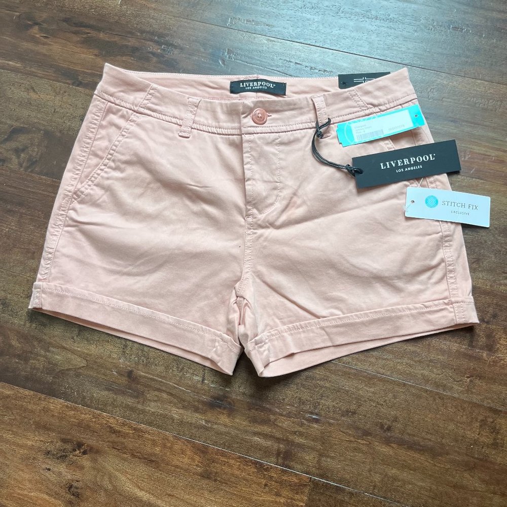 BNWT Liverpool Cuffed Johnny Shorts Size 6/28